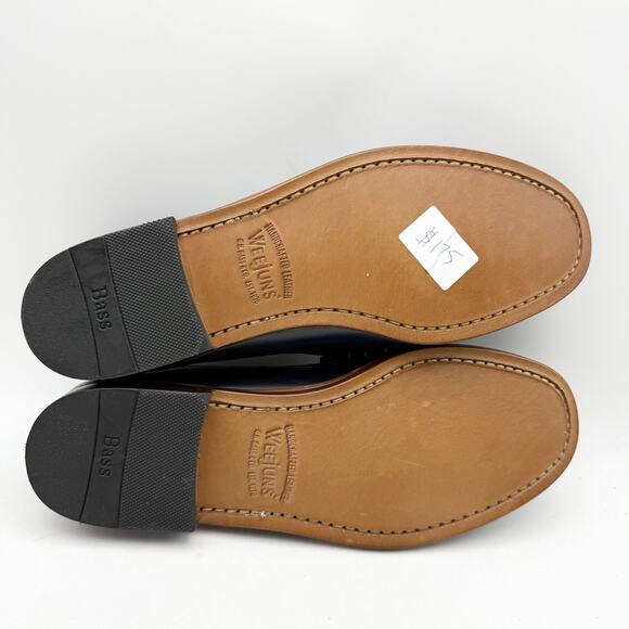 RE/DONE + GH Bass + Weejuns Mens Larson Loafer US 10 D Navy Leather Pull On NWOB main image 4